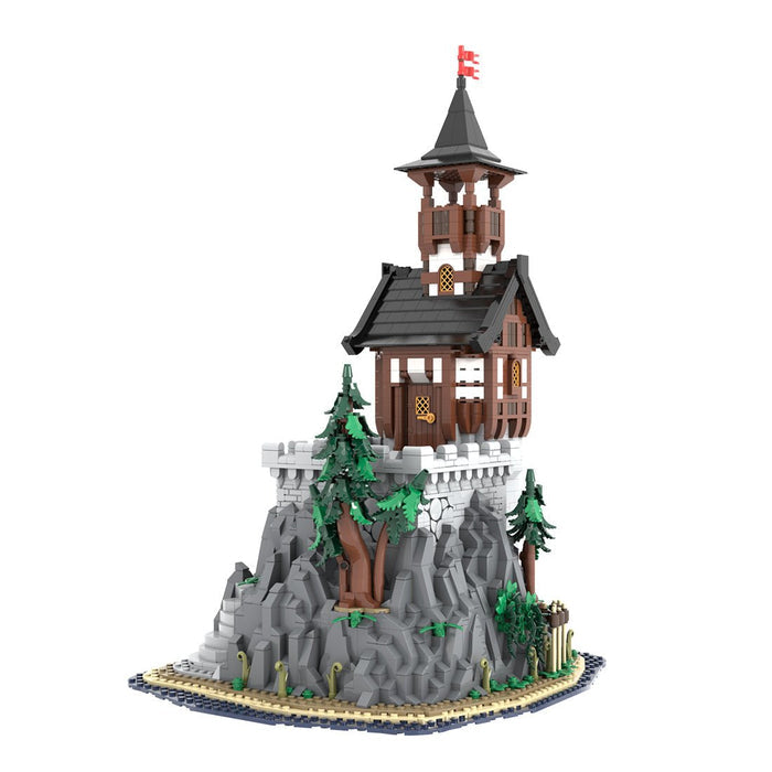 MOC-227229 Medieval Rock Tower Building Blocks-LesDiy-Building Blocks-