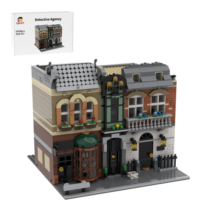 MOC-227235 Modular Detective Shop Building Blocks-LesDiy-MOC-