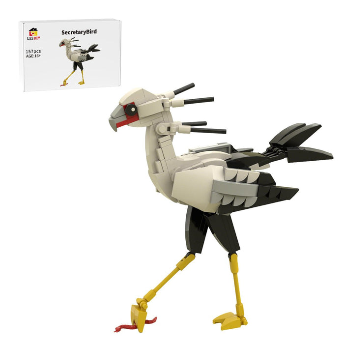 MOC - 227312 African Savanna Crested Bird Building Blocks - LesDiy - Building Blocks -