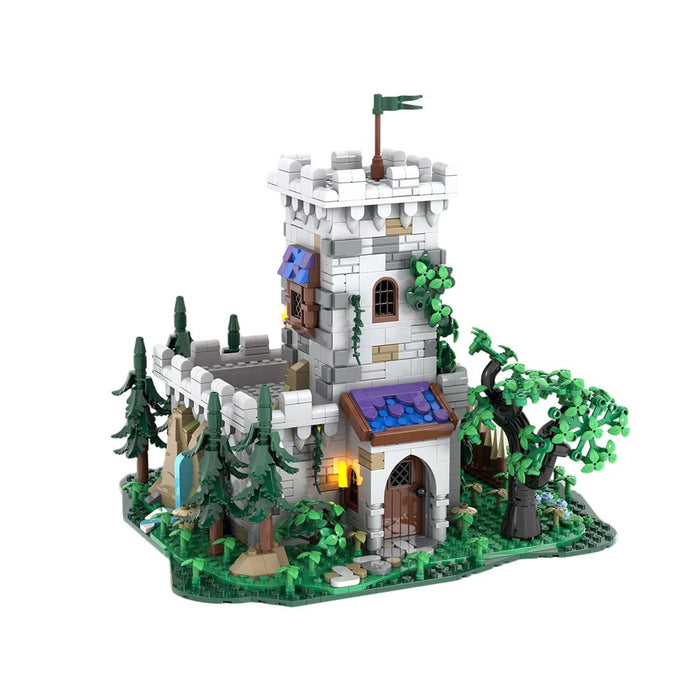 MOC-228153 Modular Medieval Outpost Tower Building Blocks-LesDiy-Building Blocks-