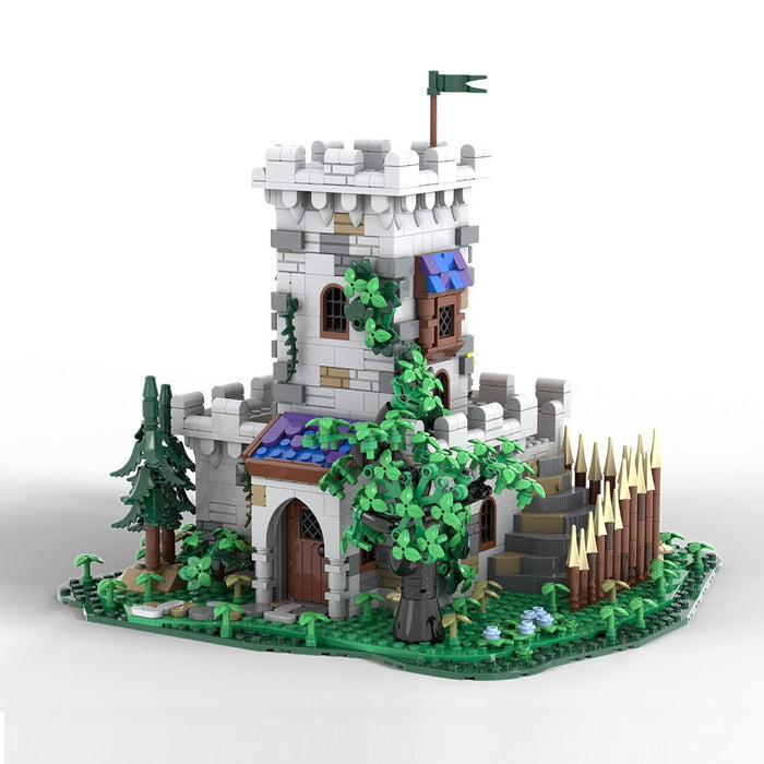 MOC-228153 Modular Medieval Outpost Tower Building Blocks-LesDiy-Building Blocks-