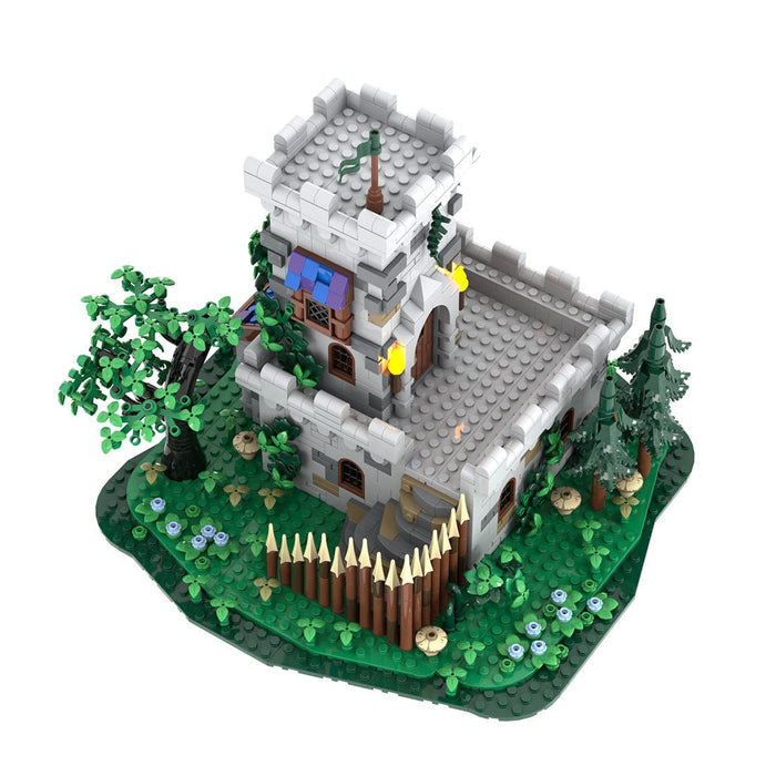 MOC-228153 Modular Medieval Outpost Tower Building Blocks-LesDiy-Building Blocks-
