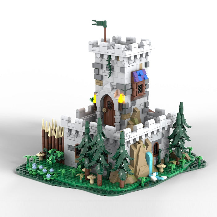 MOC-228153 Modular Medieval Outpost Tower Building Blocks-LesDiy-Building Blocks-