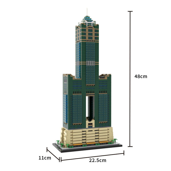 MOC - 228175 85 Sky Tower 1:800 Scale Building Blocks - LesDiy - Building Blocks -