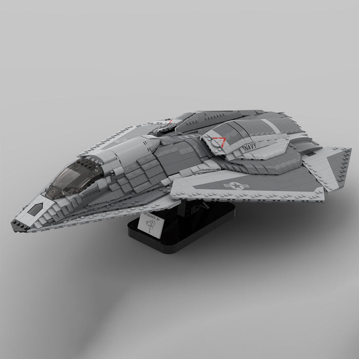 MOC - 228357 1:35 Scale F/A - 37 Talon Building Blocks - LesDiy - Building Blocks -