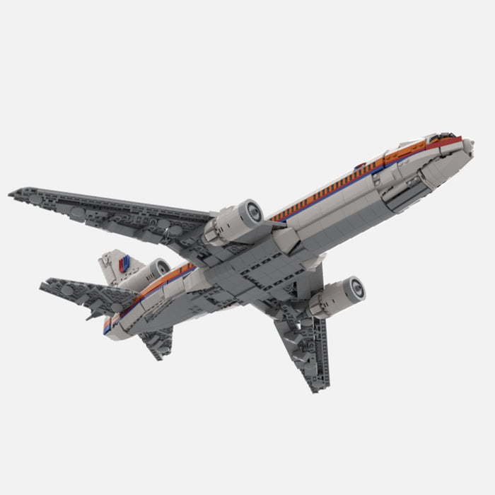 MOC - 228395 DC - 10 United Airlines Building Blocks - LesDiy - Building Blocks -