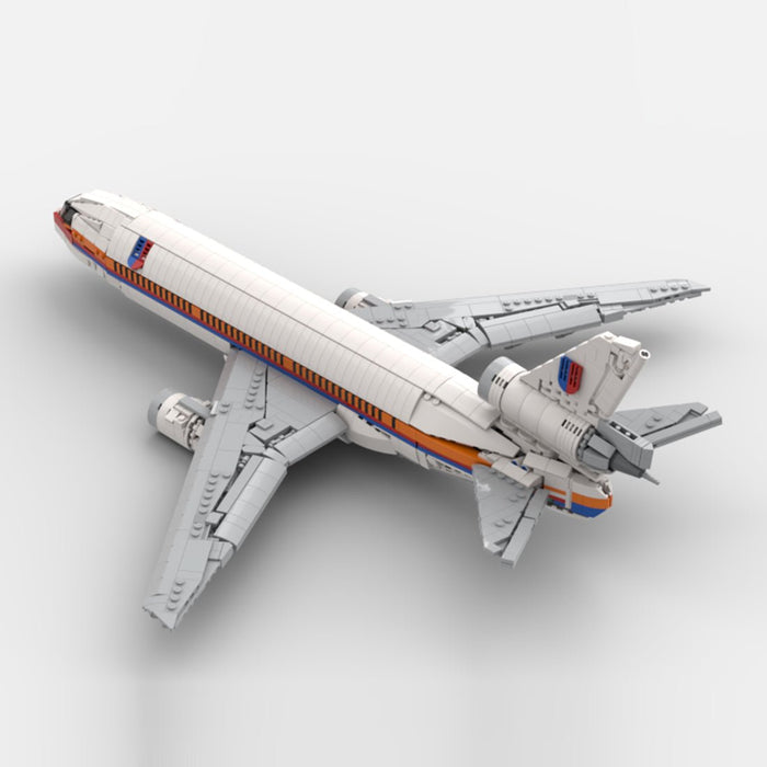 MOC - 228395 DC - 10 United Airlines Building Blocks - LesDiy - Building Blocks -