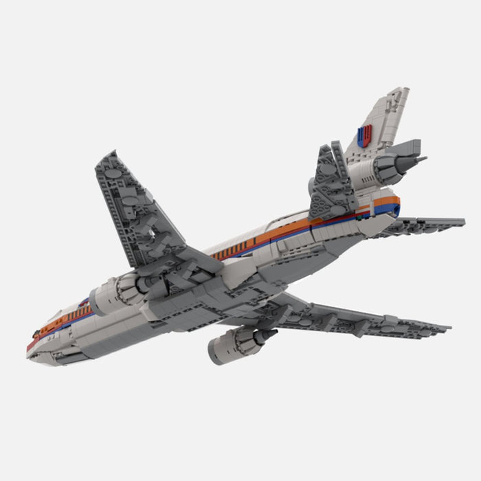 MOC - 228395 DC - 10 United Airlines Building Blocks - LesDiy - Building Blocks -