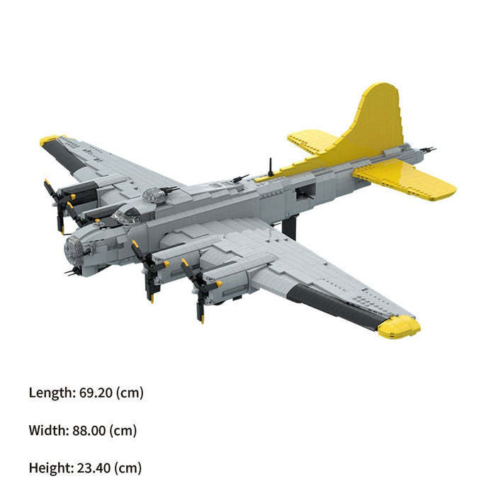 MOC - 228864 Boeing B - 17 Flying Fortress Building Blocks - LesDiy - Building Blocks -