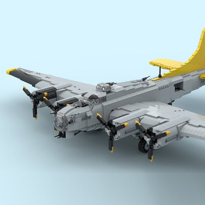 MOC - 228864 Boeing B - 17 Flying Fortress Building Blocks - LesDiy - Building Blocks -
