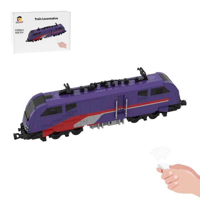 MOC-228957 Nightjet Siemens Taurus Electric Locomotive Building Blocks-LesDiy-Locomotive-