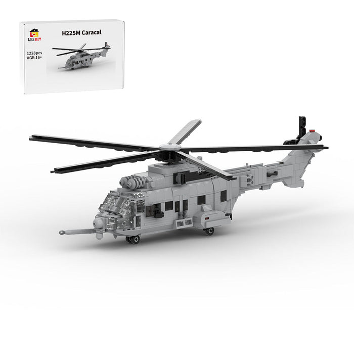 MOC - 229326 1/35 Scale H225M Caracal Building Blocks - LesDiy -