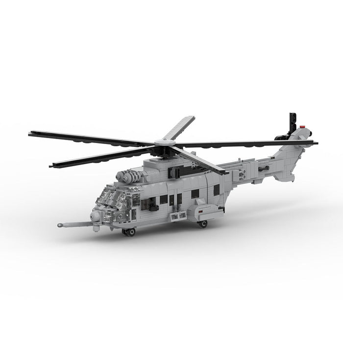 MOC - 229326 1/35 Scale H225M Caracal Building Blocks - LesDiy -