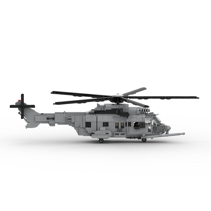 MOC - 229326 1/35 Scale H225M Caracal Building Blocks - LesDiy -