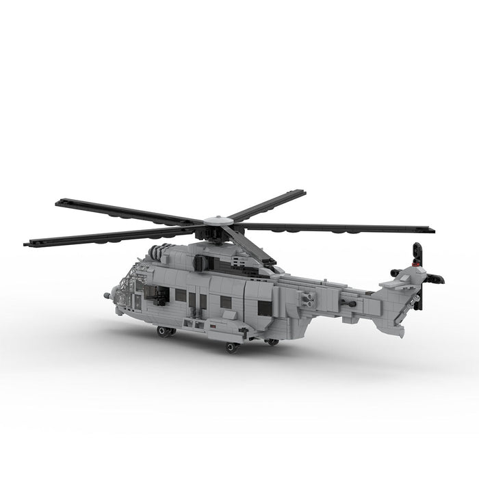 MOC - 229326 1/35 Scale H225M Caracal Building Blocks - LesDiy -