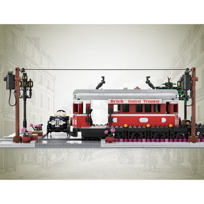 MOC - 229331 Trolley Crossing building Blocks - LesDiy -