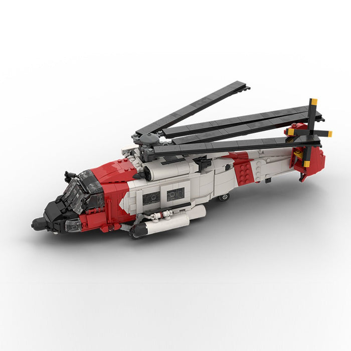 MOC - 229660 Sikorsky | HH - 60J JAYHAWK - 1:35 Scale Building Blocks - LesDiy - building blocks -