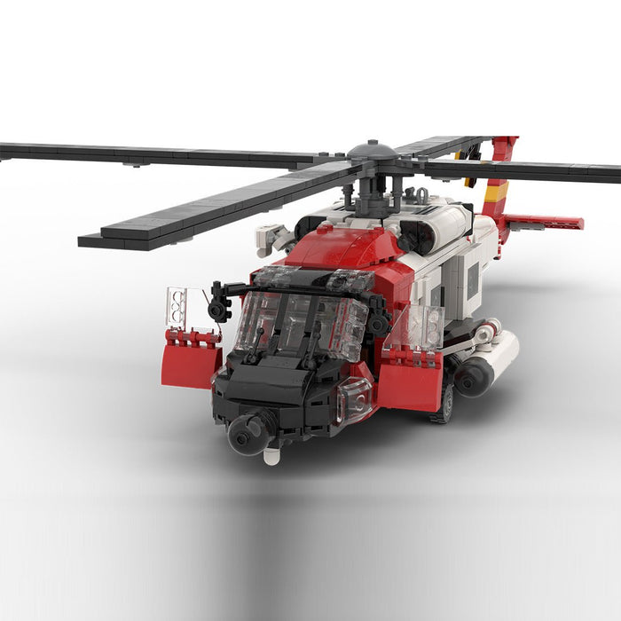 MOC - 229660 Sikorsky | HH - 60J JAYHAWK - 1:35 Scale Building Blocks - LesDiy - building blocks -