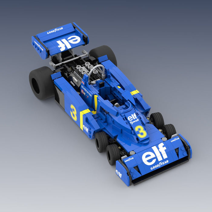 MOC - 229746 Tyrrell P34 1976 - working V8 Building Blocks - LesDiy -