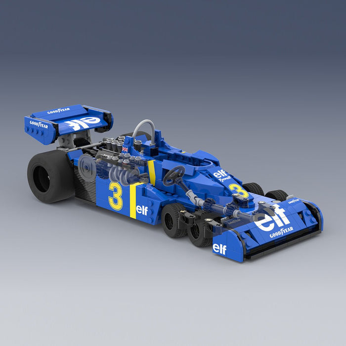 MOC - 229746 Tyrrell P34 1976 - working V8 Building Blocks - LesDiy -