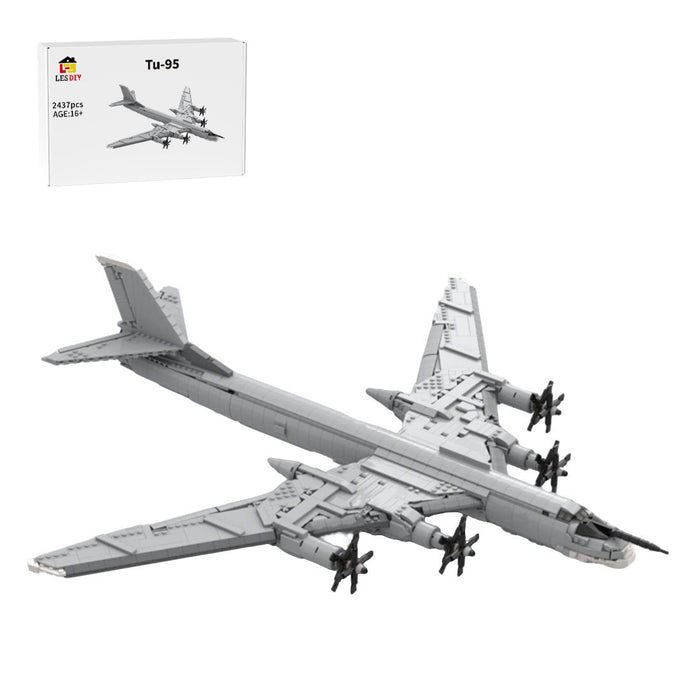 MOC - 229818 Tupolev TU - 95 Bear Building Blocks - LesDiy -