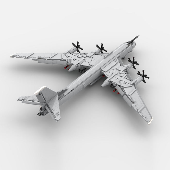 MOC - 229818 Tupolev TU - 95 Bear Building Blocks - LesDiy -