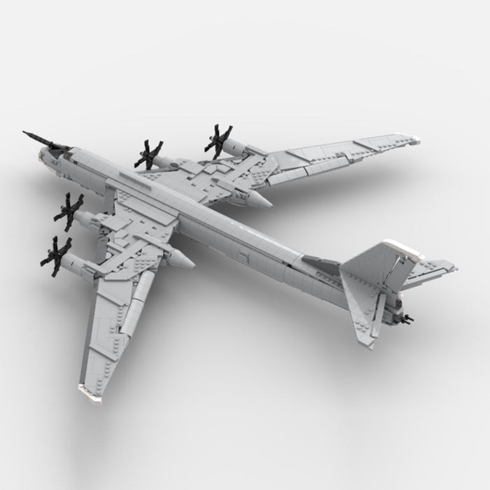 MOC - 229818 Tupolev TU - 95 Bear Building Blocks - LesDiy -