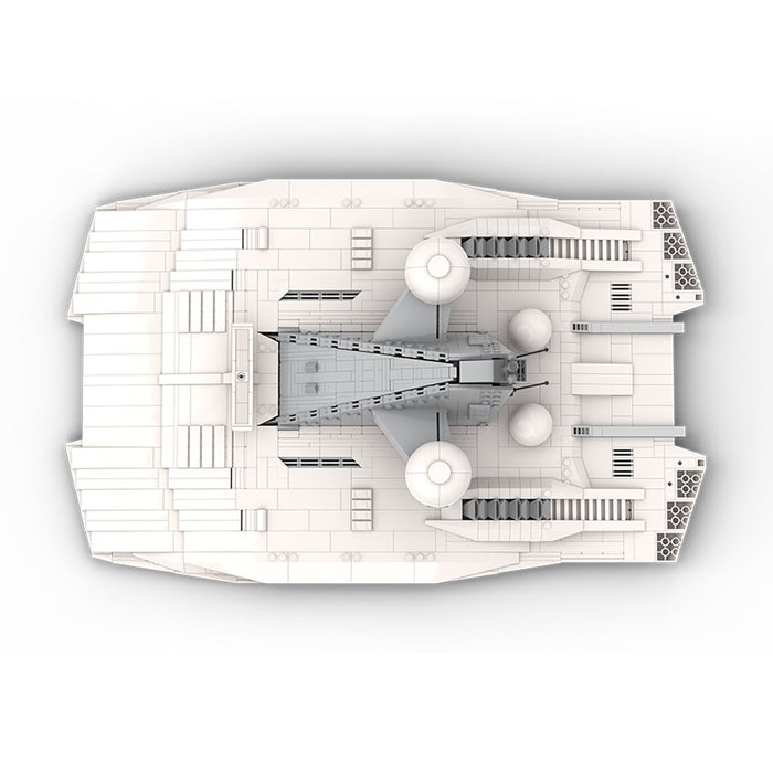 MOC - 230069 1/38 Scale Ultra MEGA Yacht - Part 11 Module 18 Hardtop Building Blocks - LesDiy - Building Blocks -