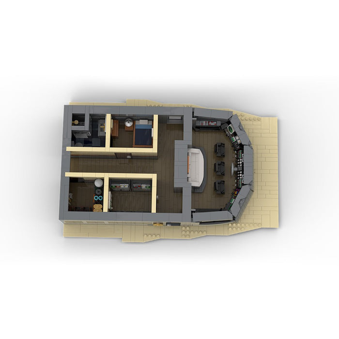 MOC - 230069 1/38 Scale Ultra MEGA Yacht - Part 8 Module 15 Deck 3 Mid Building Blocks - LesDiy - Building Blocks -