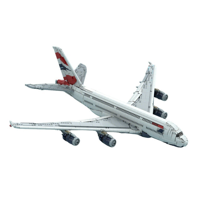 MOC - 231606 British Airways Airbus A380 Building Blocks - LesDiy - Building Blocks -