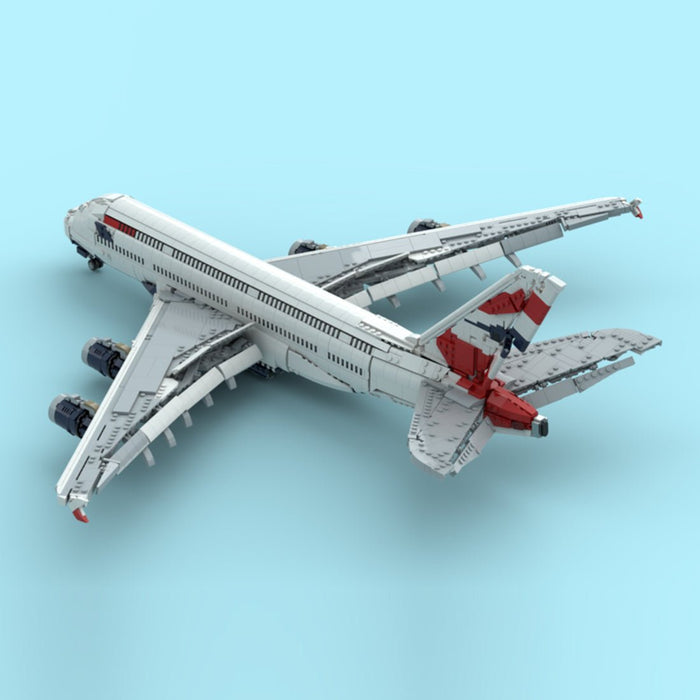 MOC - 231606 British Airways Airbus A380 Building Blocks - LesDiy - Building Blocks -