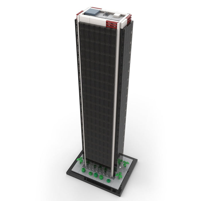 MOC - 231911 Aon Center Los Angeles - 1/800 Scale Building Blocks - LesDiy - Building Blocks -