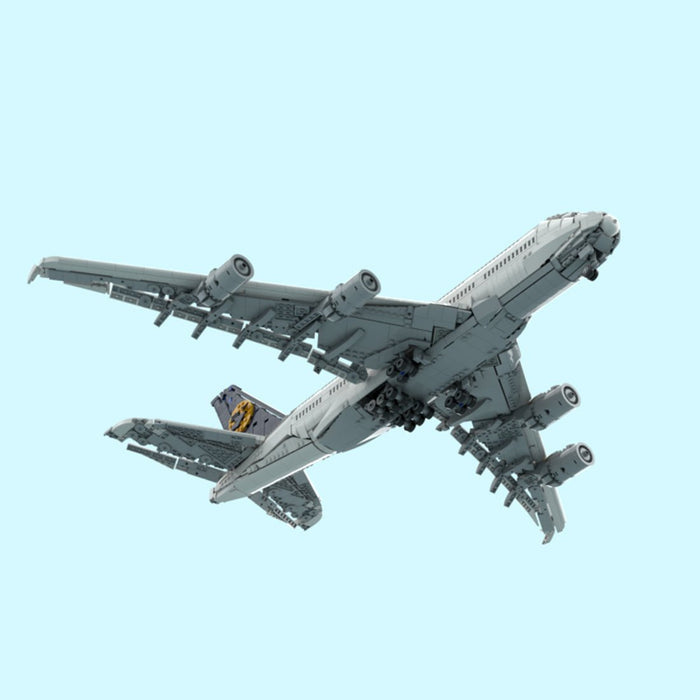 MOC - 231917 Lufthansa Airbus A380 Building Blocks - LesDiy - Building Blocks -