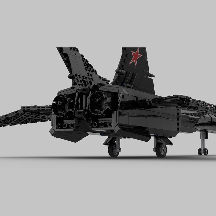 MOC - 232309 1:35 Scale MiG - 31 Firefox Building Blocks - LesDiy - Building Blocks -