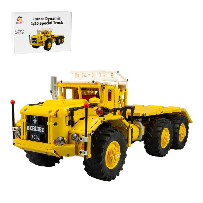 MOC - 232346 Berliet T100 Building Blocks (Buwizz Version) - LesDiy - Building Blocks -