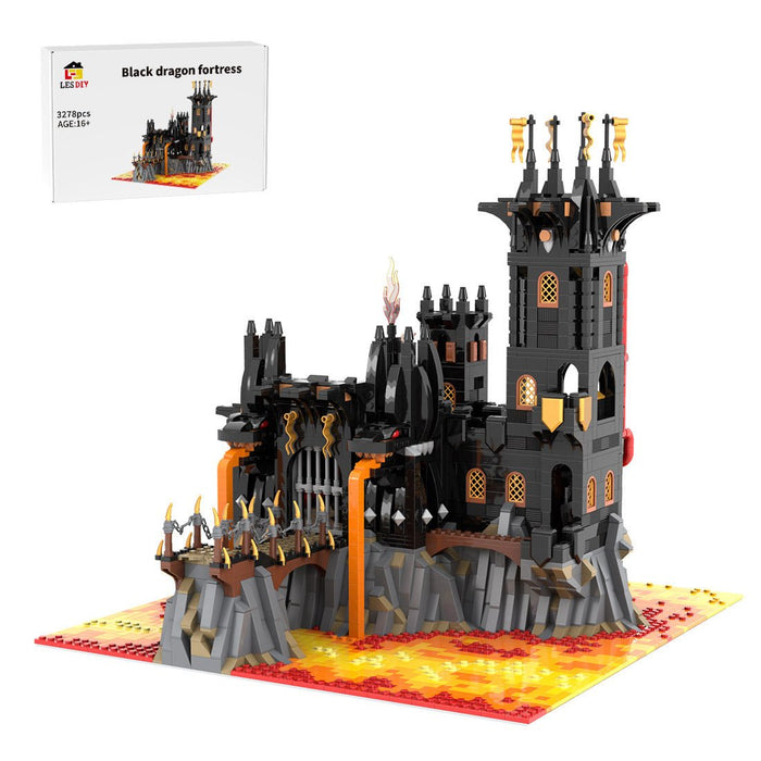 MOC-233488 Black Dragon's Fortress Building Blocks-LesDiy-Building Blocks-