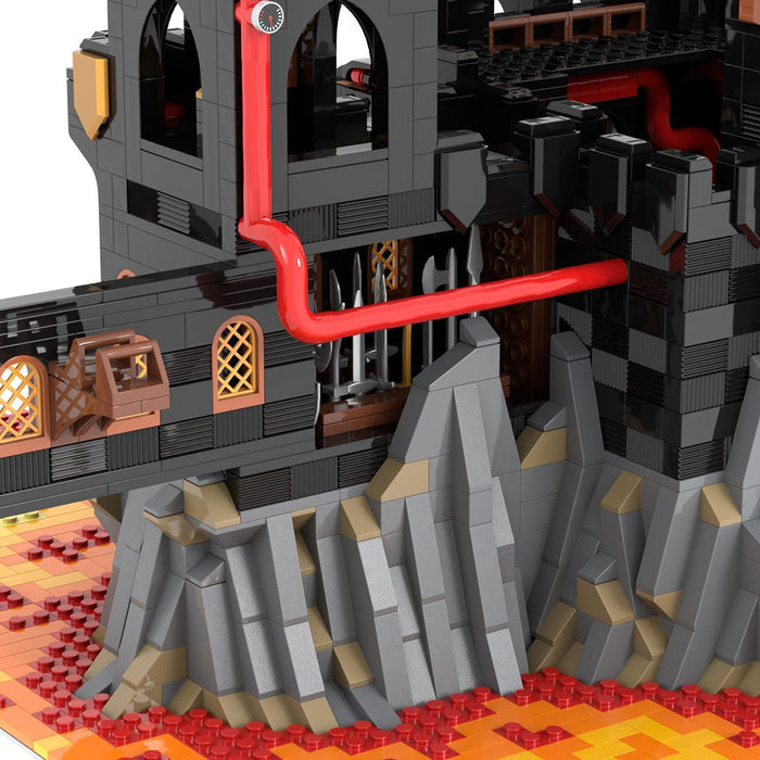 MOC-233488 Black Dragon's Fortress Building Blocks-LesDiy-Building Blocks-