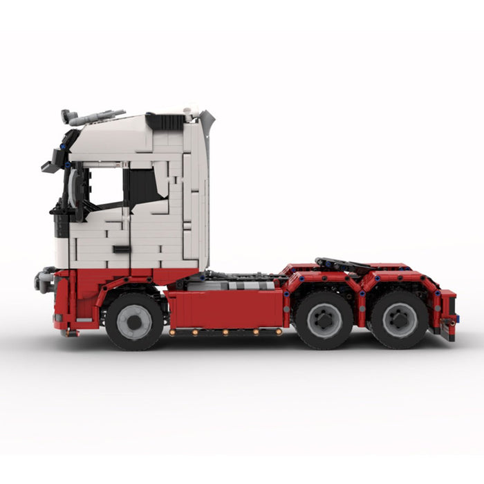 MOC - 233522 1/17 Scale 4x6 Truck Building Blocks - LesDiy - Red White