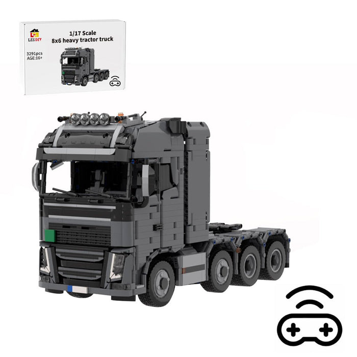 MOC - 233522 1/17 Scale 4x6 Truck Building Blocks - LesDiy - Black