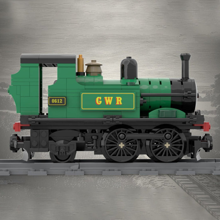 MOC - 234145 British GWR 1400 Class Steam Locomotive Building Blocks - LesDiy -