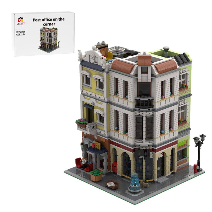 MOC - 234260 Post office on the corner Building Blocks - LesDiy - MOC -
