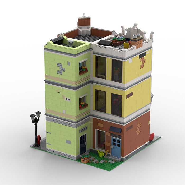 MOC - 234260 Post office on the corner Building Blocks - LesDiy - MOC -