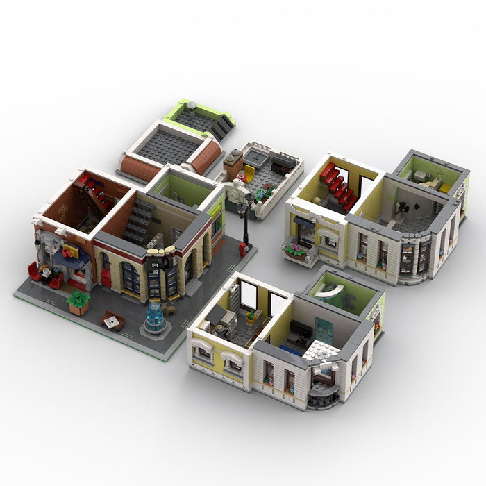 MOC - 234260 Post office on the corner Building Blocks - LesDiy - MOC -
