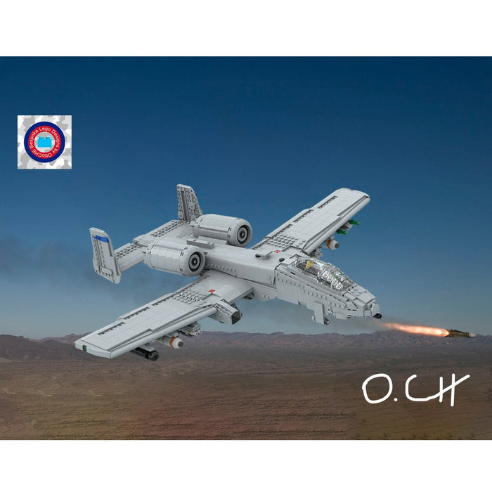 MOC - 234812 A - 10 Thunderbolt II/Warthog Building blocks - LesDiy - Building Blocks -