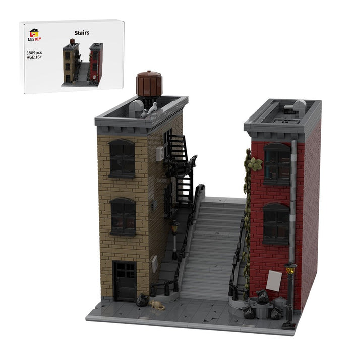 MOC-234886 Joker Stairs - Modular Building Blocks-LesDiy-MOC-