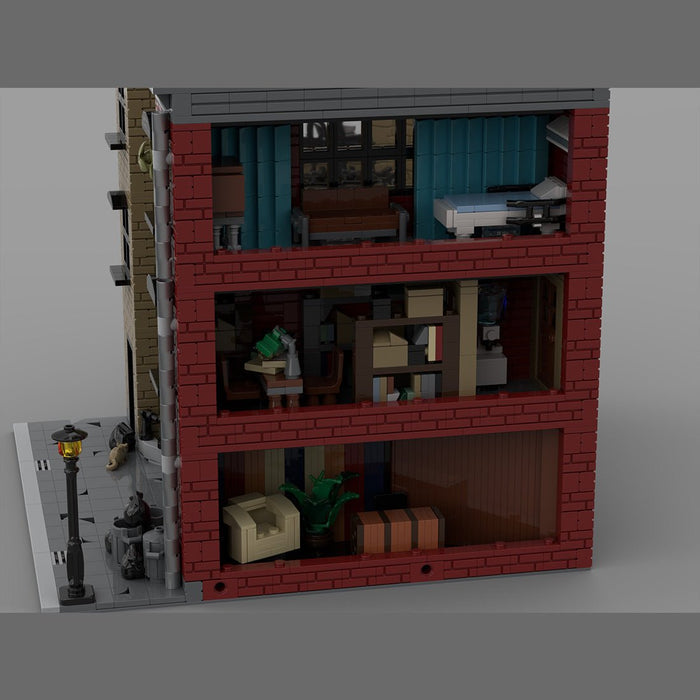MOC-234886 Joker Stairs - Modular Building Blocks-LesDiy-MOC-