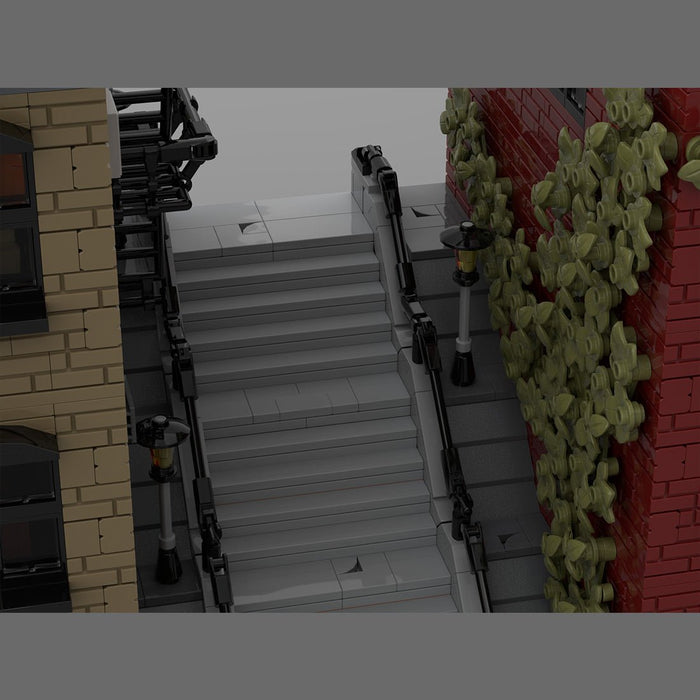 MOC-234886 Joker Stairs - Modular Building Blocks-LesDiy-MOC-