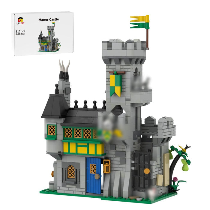 MOC-235273 Chevron's Manor of Many Pigeons Building Blocks-LesDiy-MOC-