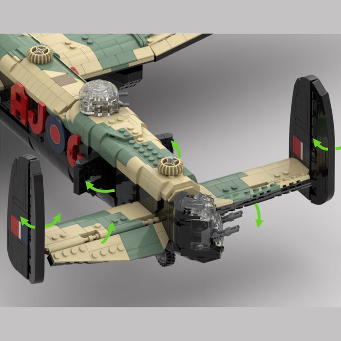 MOC - 235567 Avro Lancaster Building Blocks - LesDiy - Building Blocks -