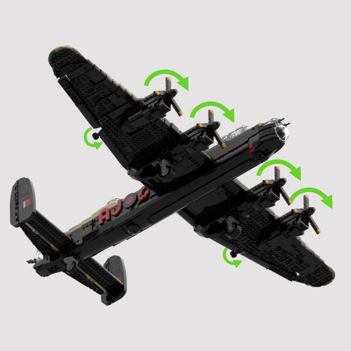 MOC - 235567 Avro Lancaster Building Blocks - LesDiy - Building Blocks -
